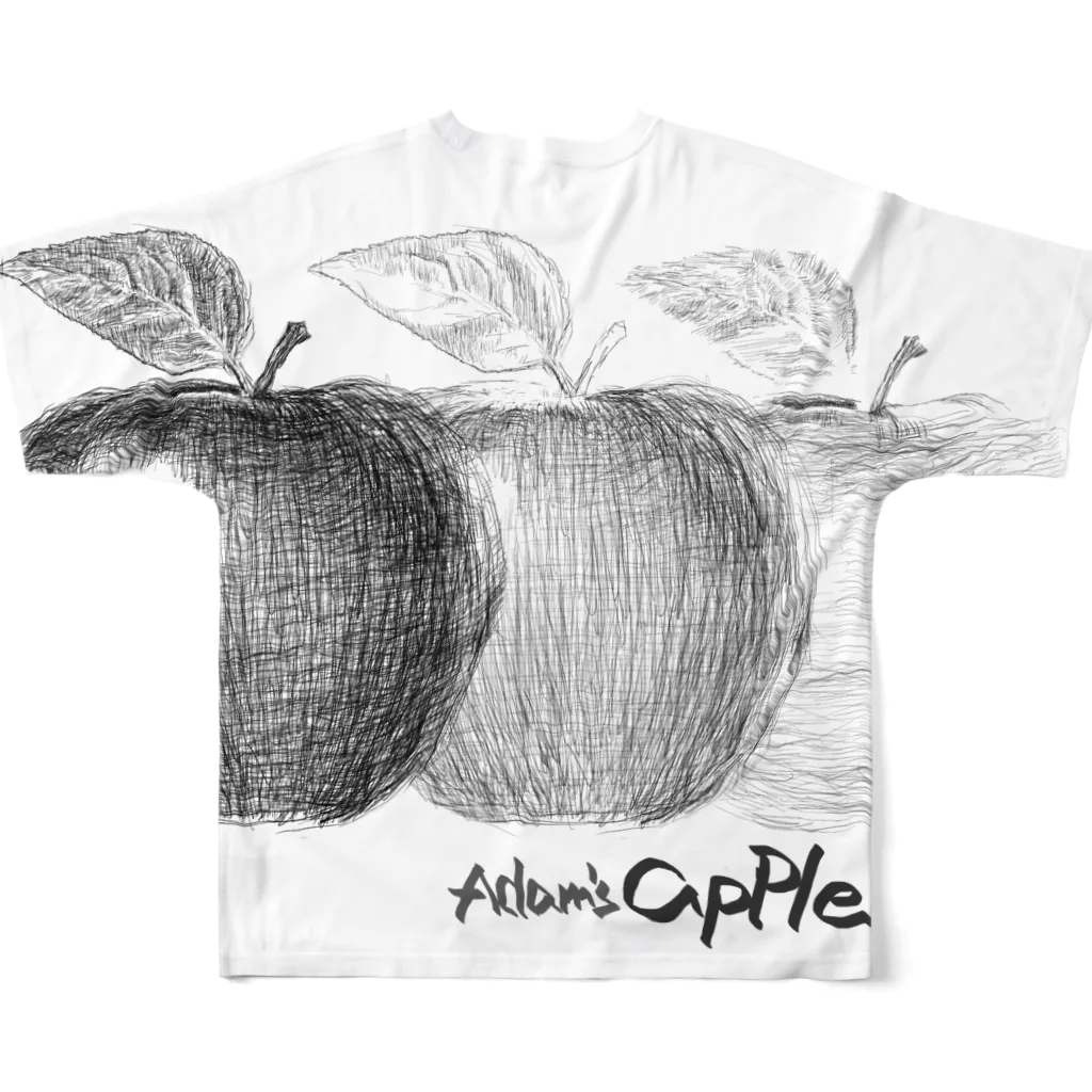 happamanのAdam`s apple All-Over Print T-Shirt :back