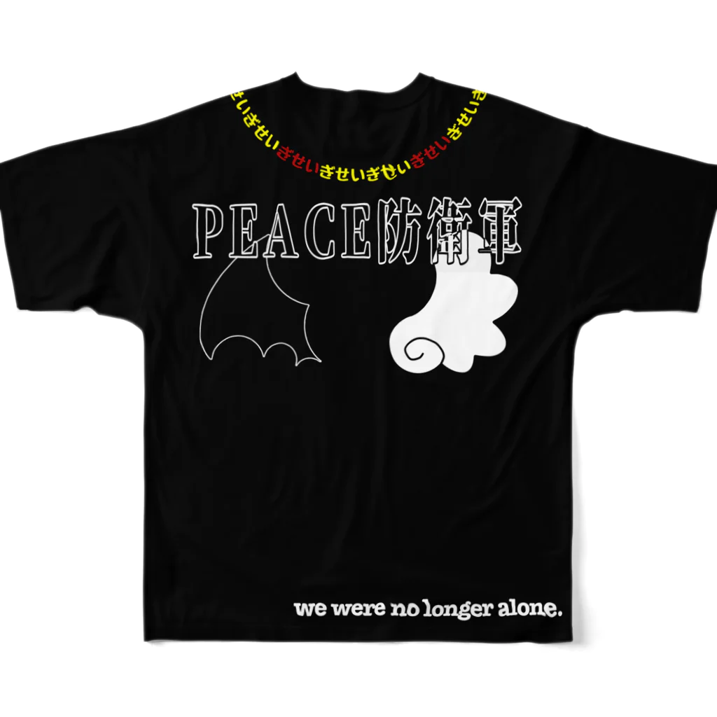 ファントムのPeace防衛軍 All-Over Print T-Shirt :back