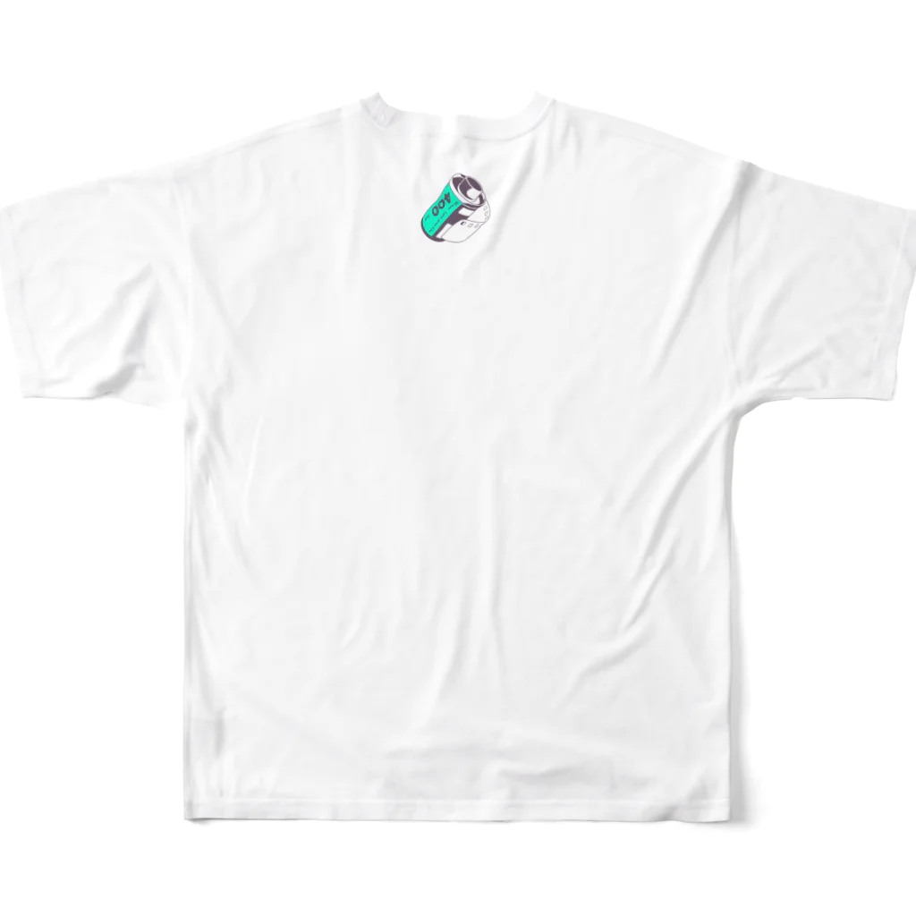 潤のフィルムびよよん（ロング） フルグラフィックTシャツの背面