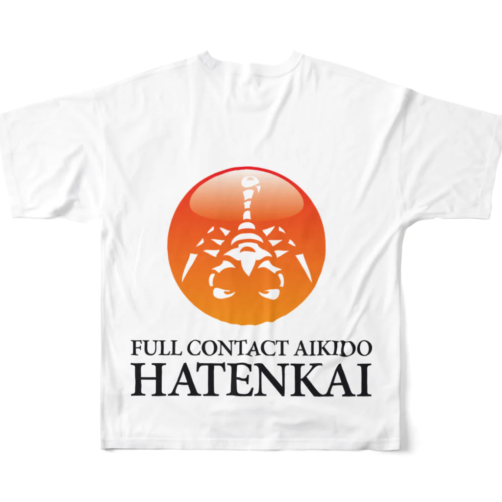 hatenkaiの覇天会のグッズ5 フルグラフィックTシャツの背面