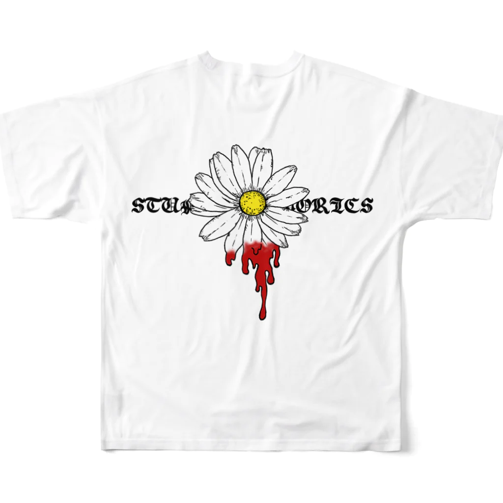 STUPID MEMORIESのDaisy All-Over Print T-Shirt :back