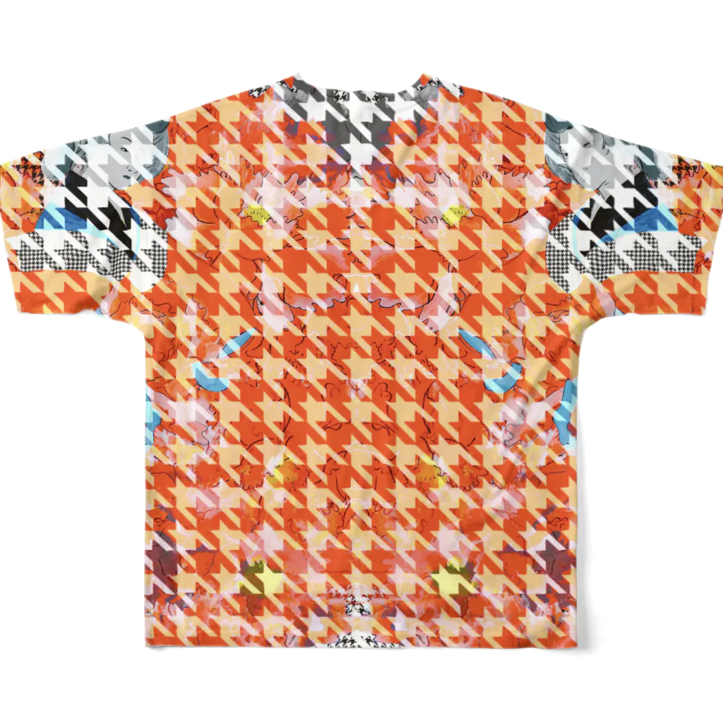 CAUCのGeisha(Mono) All-Over Print T-Shirt :back