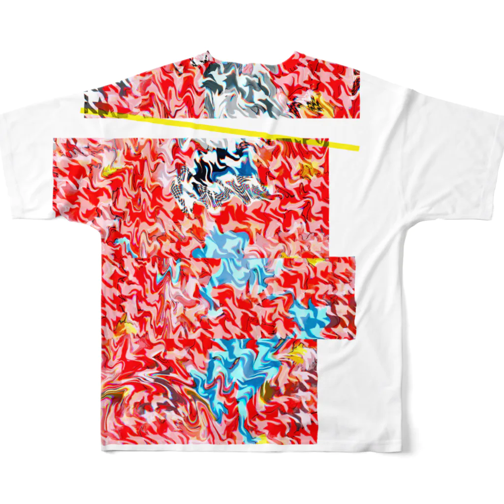 CAUCのGeisha(Kuzushi) All-Over Print T-Shirt :back