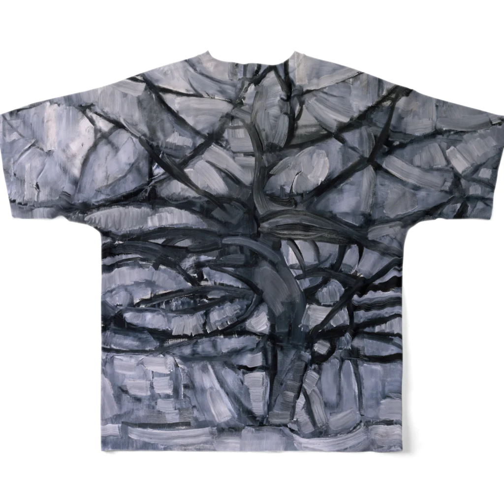 fullTshirt_PublicDoのGray Tree 1911 フルグラフィックTシャツの背面