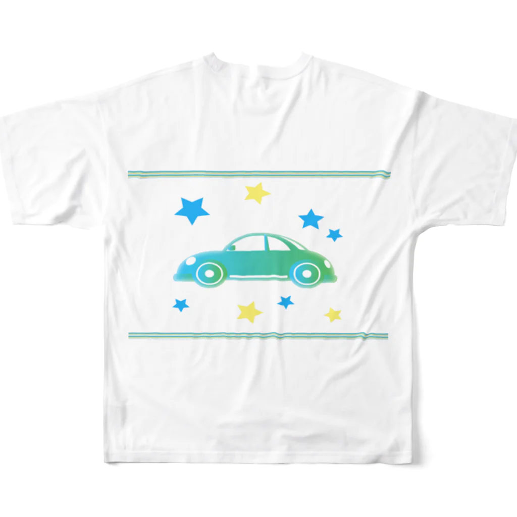 Dreamscape(LUNA)の星空ドライブ フルグラフィックTシャツの背面