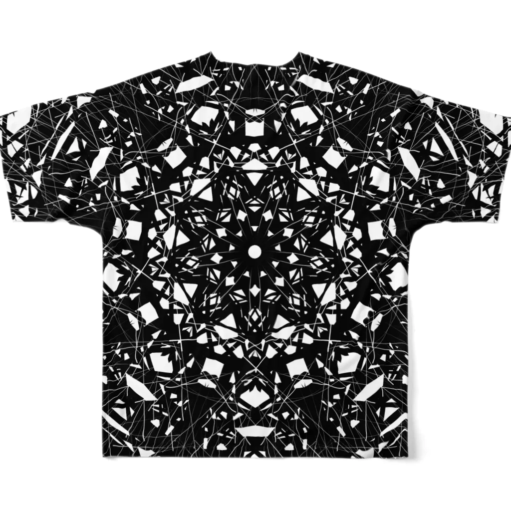 usa100の今日のお習字 All-Over Print T-Shirt :back