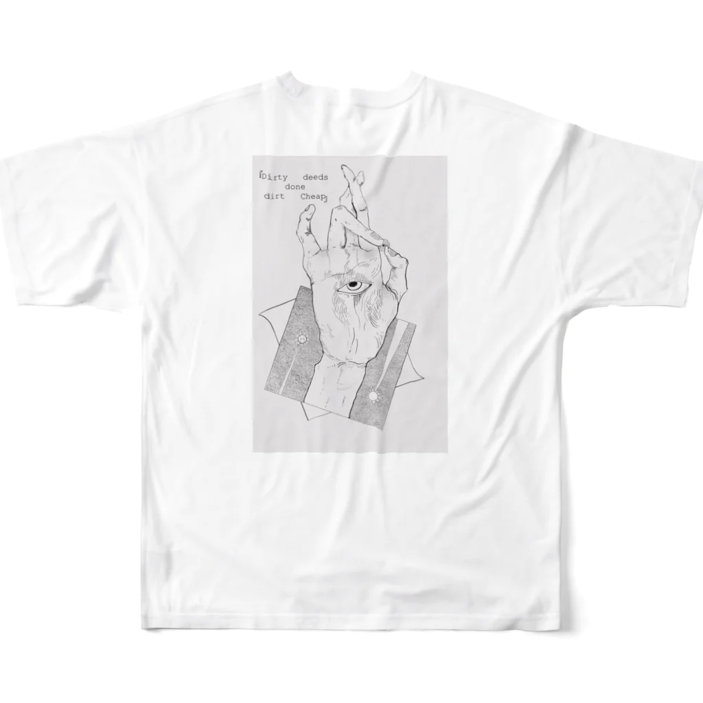 Macora 魔虚羅　仮の八握剣　自作 All-Over Print T-Shirt :back