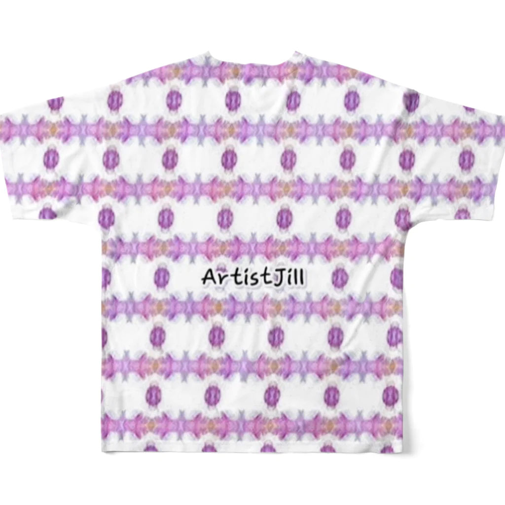 【ホラー専門店】ジルショップの苺ピンクちゃん(縦長) All-Over Print T-Shirt :back