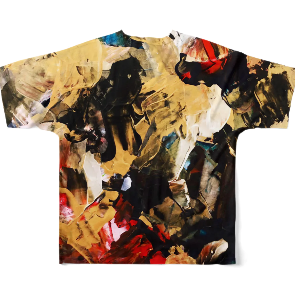 ゆうたろ/yutaroのフルグラフィックT All-Over Print T-Shirt :back