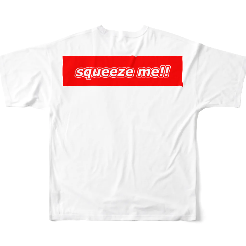 Military Casual LittleJoke のSqueeze Me!! フルグラフィックTシャツの背面