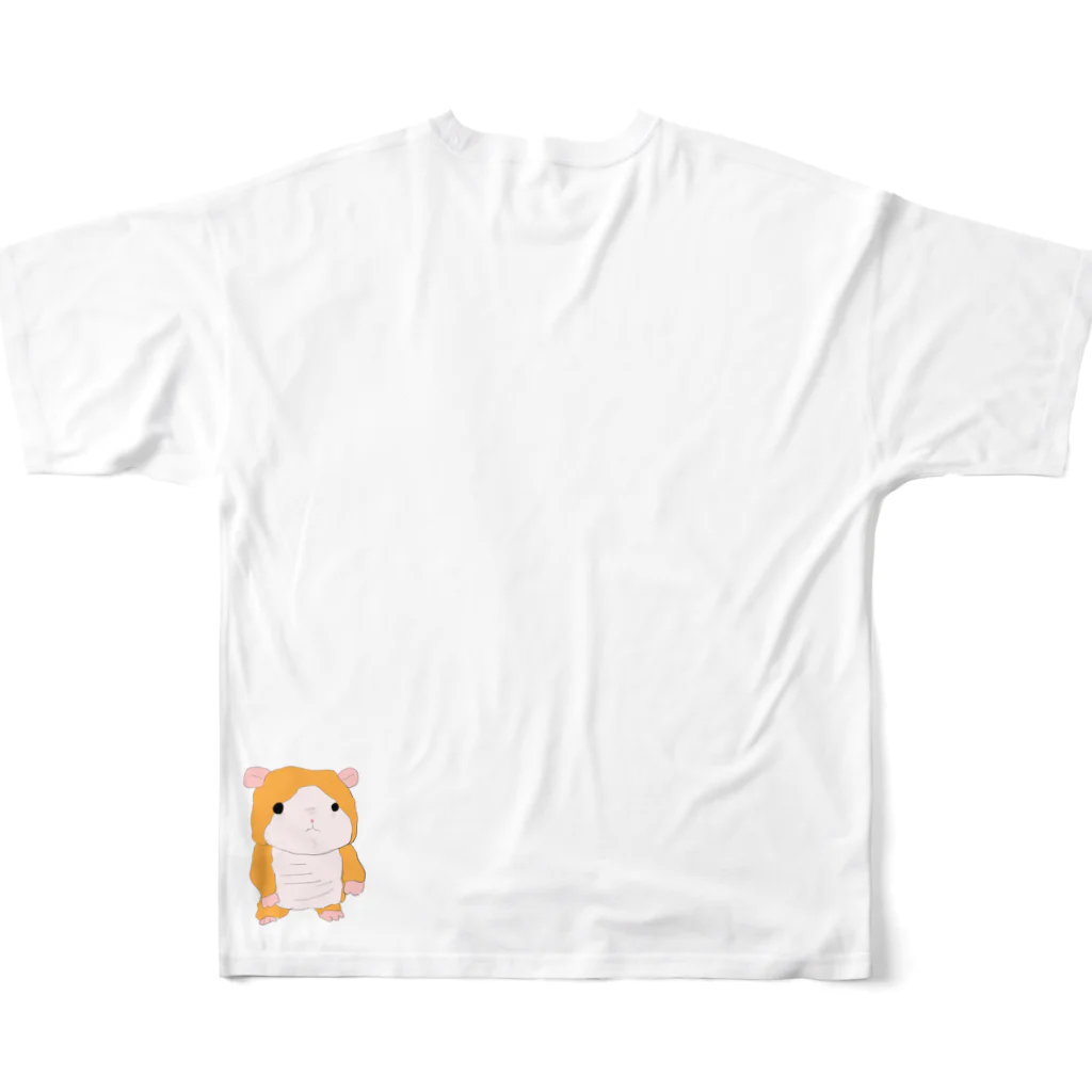 タージマハル★千葉のサケ&コメ フルグラフィックTシャツの背面