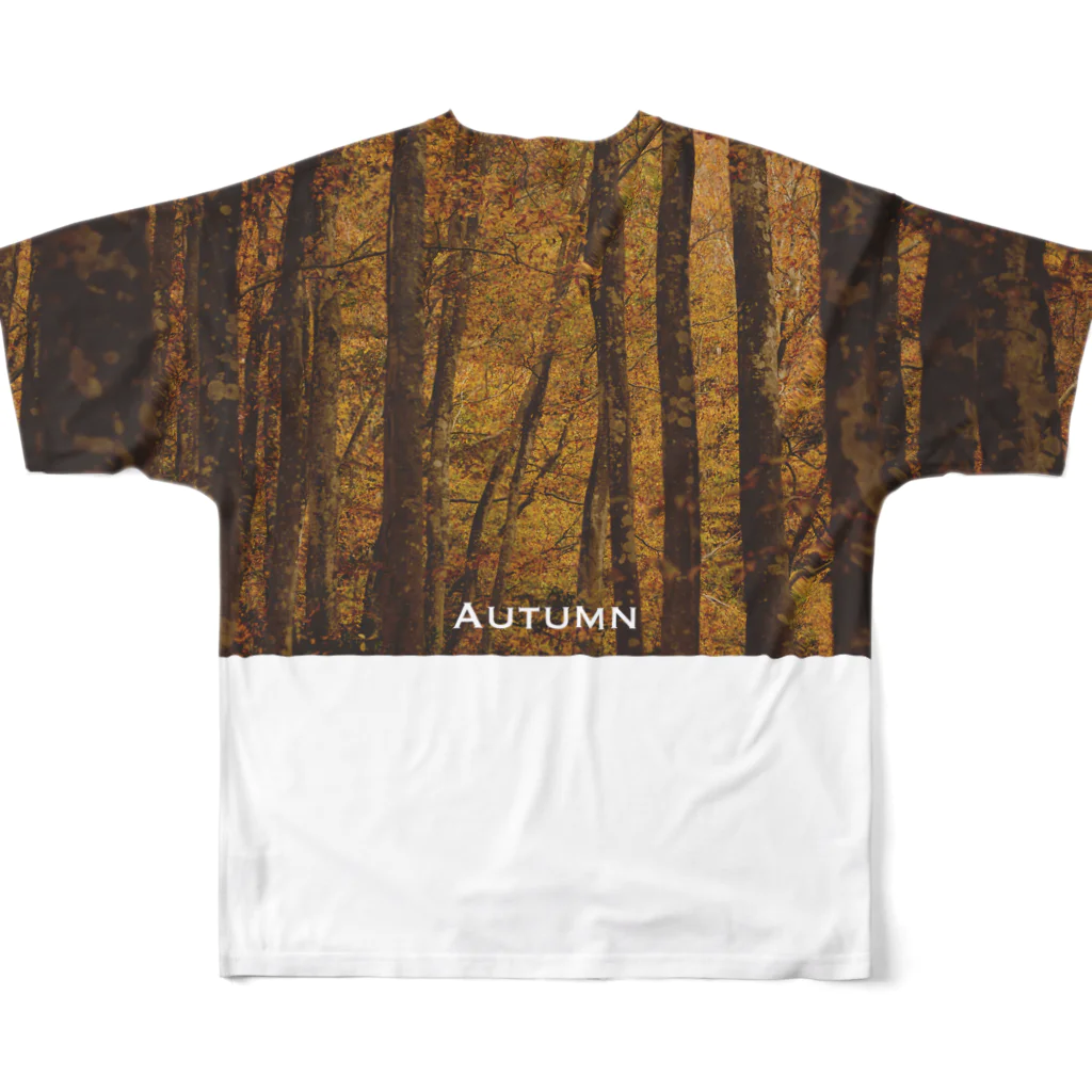 f_tasのAutumn フルグラフィックTシャツの背面