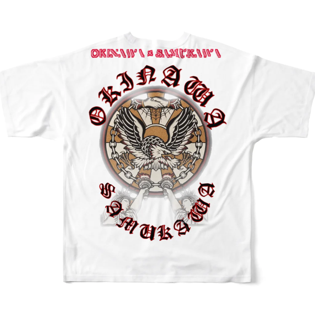 666Candyのおきなわ All-Over Print T-Shirt :back