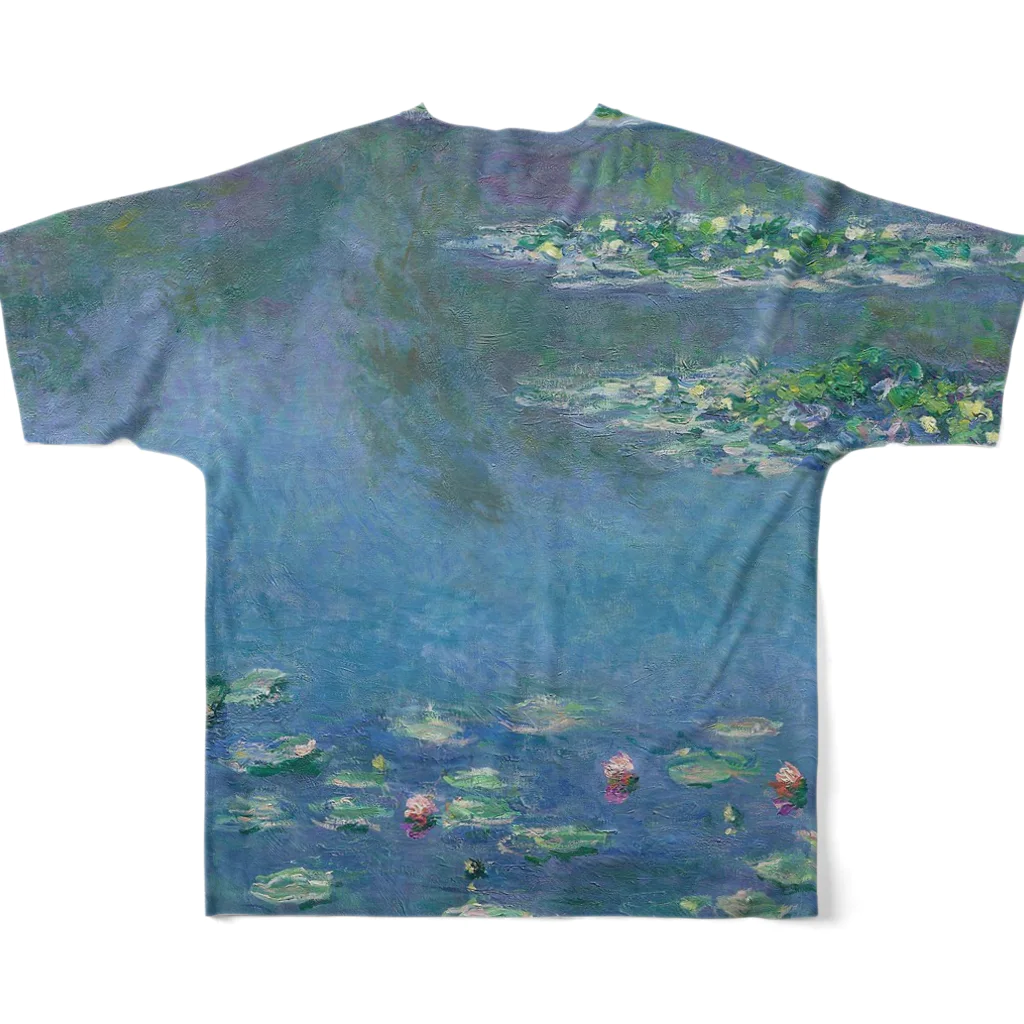 artgalleryのWater Lilies All-Over Print T-Shirt :back