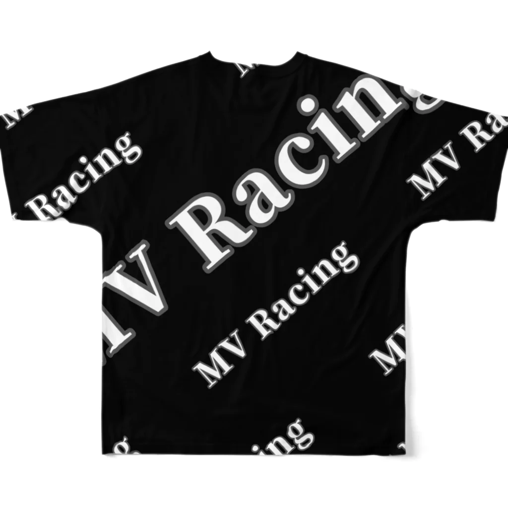 MiniVan RasingのMinivan Racing フルグラフィックTシャツの背面