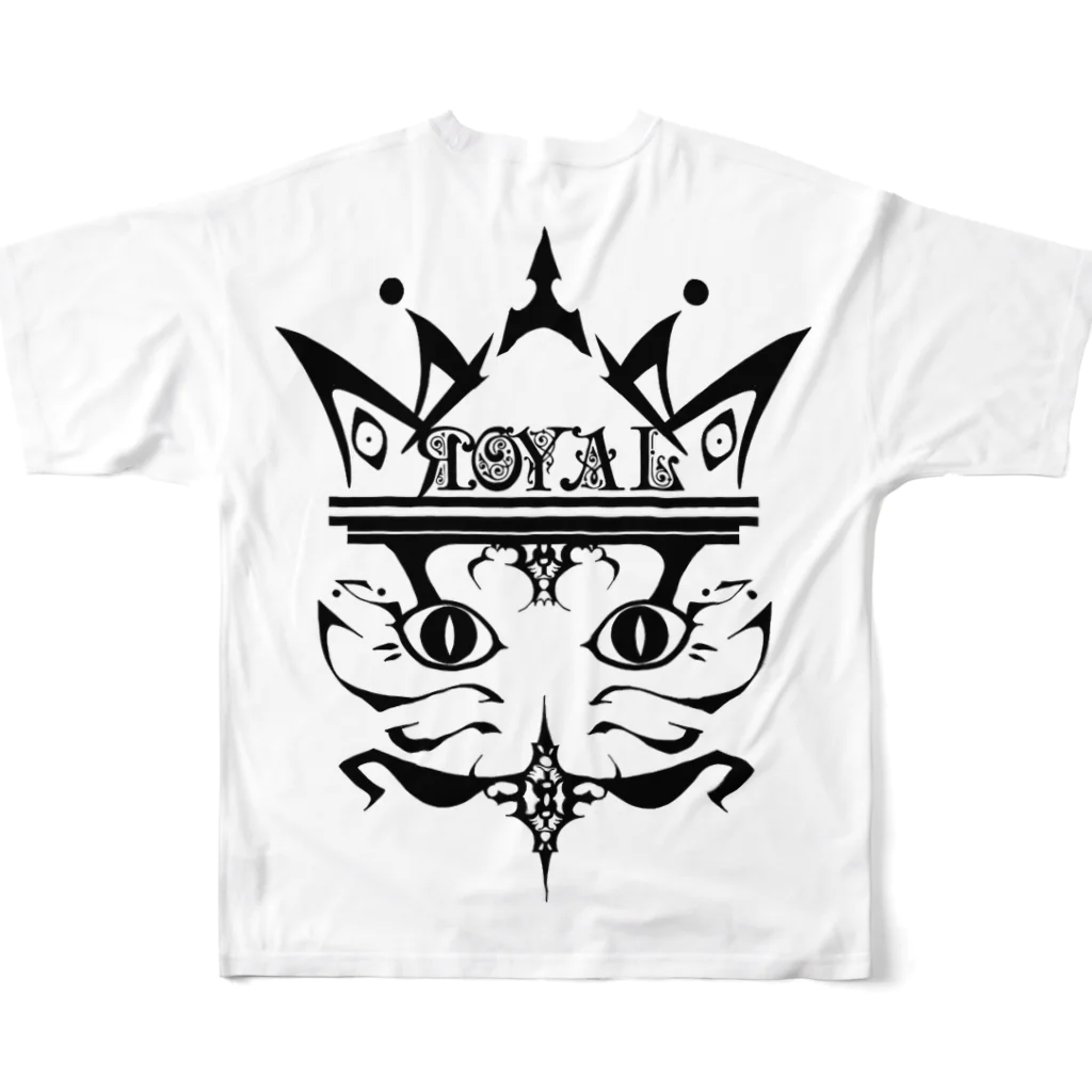 ROYALのROYALオリジナルグラフィックTシャツ フルグラフィックTシャツの背面