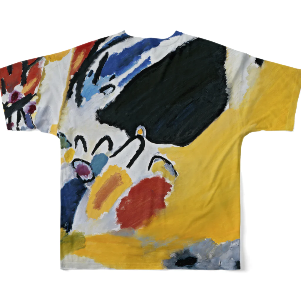 impressionismのWassily Kandinsky - Impression III (Konzert) フルグラフィックTシャツの背面