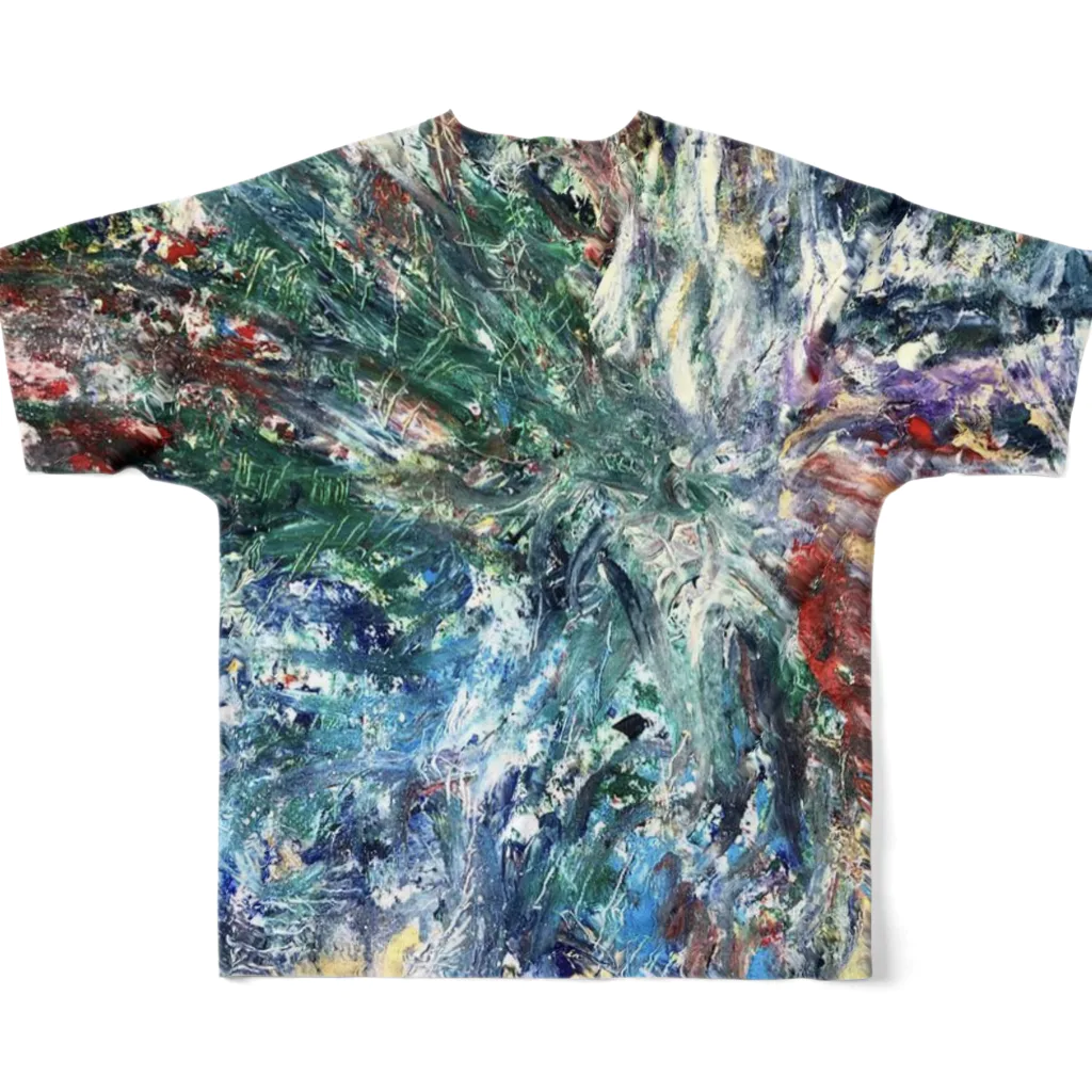 Ryuichi Matsuokaの「Mirabilla Naturae」フルグラフィックTシャツ All-Over Print T-Shirt :back