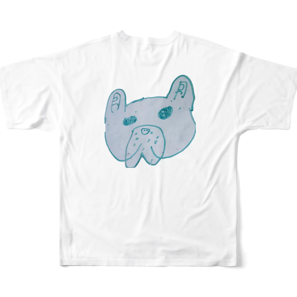 Ivoryのフレブル　らくがき フルグラフィックTシャツの背面