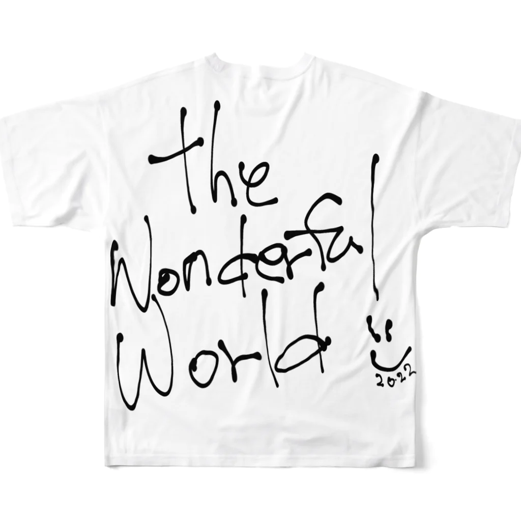 THE WONDERFUL WORLDのTWW2022 Tシャツ フルグラフィックTシャツの背面