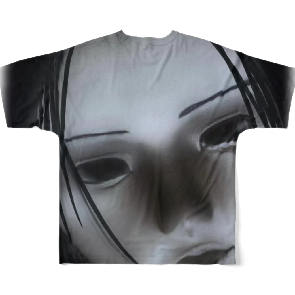 【ホラー専門店】ジルショップのScary Ghost フルグラフィックTシャツの背面