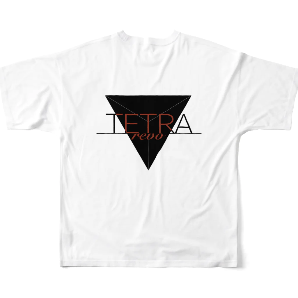 UDAI YAKUのTETRArevo Tシャツ フルグラフィックTシャツの背面