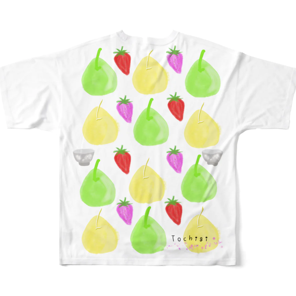 NoblepinkのTochigi All-Over Print T-Shirt :back