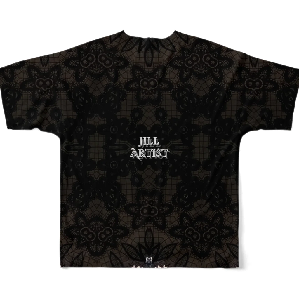 【ホラー専門店】ジルショップのおしゃれデザイン All-Over Print T-Shirt :back