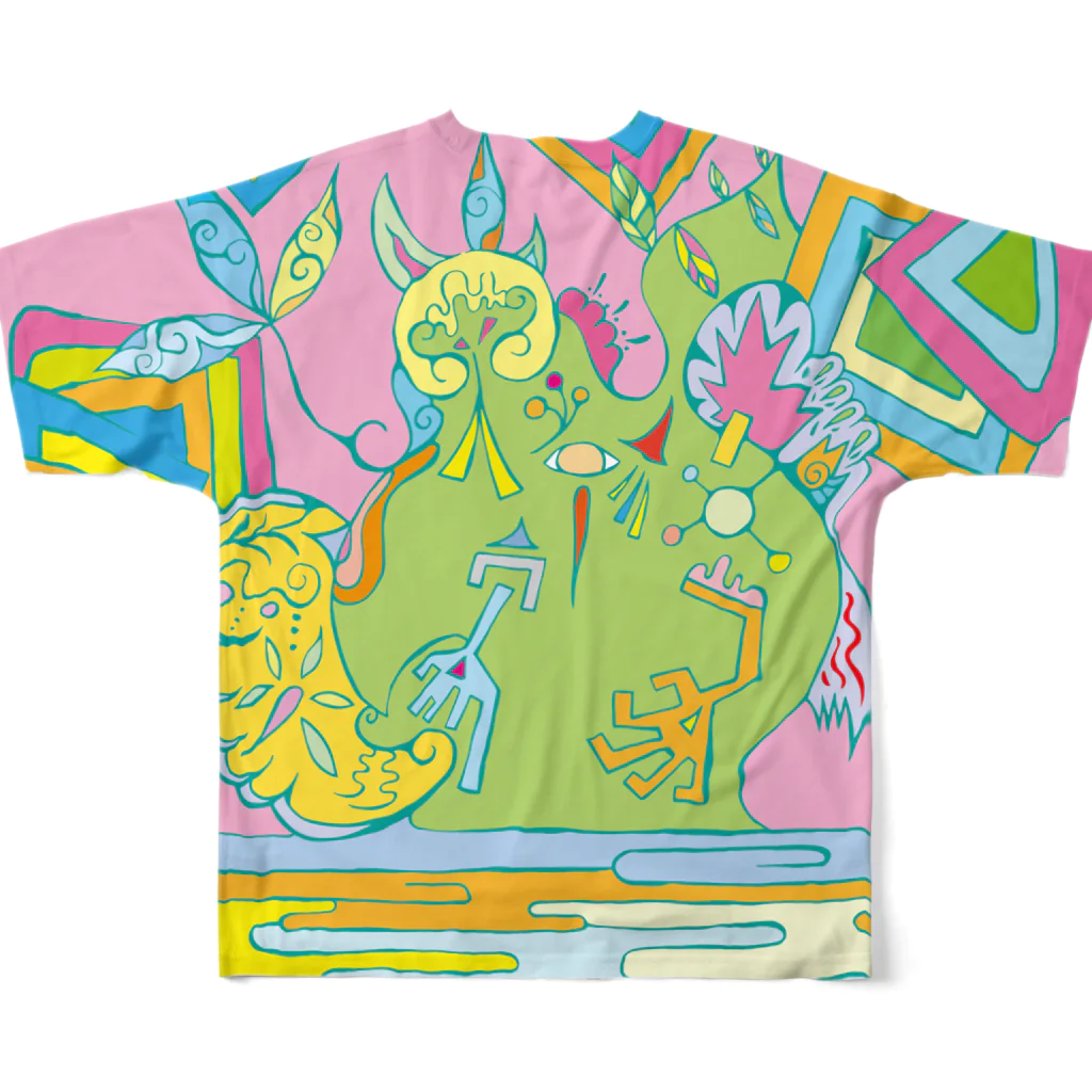 ibashiyo_suzuriのibashiyo T 007 All-Over Print T-Shirt :back