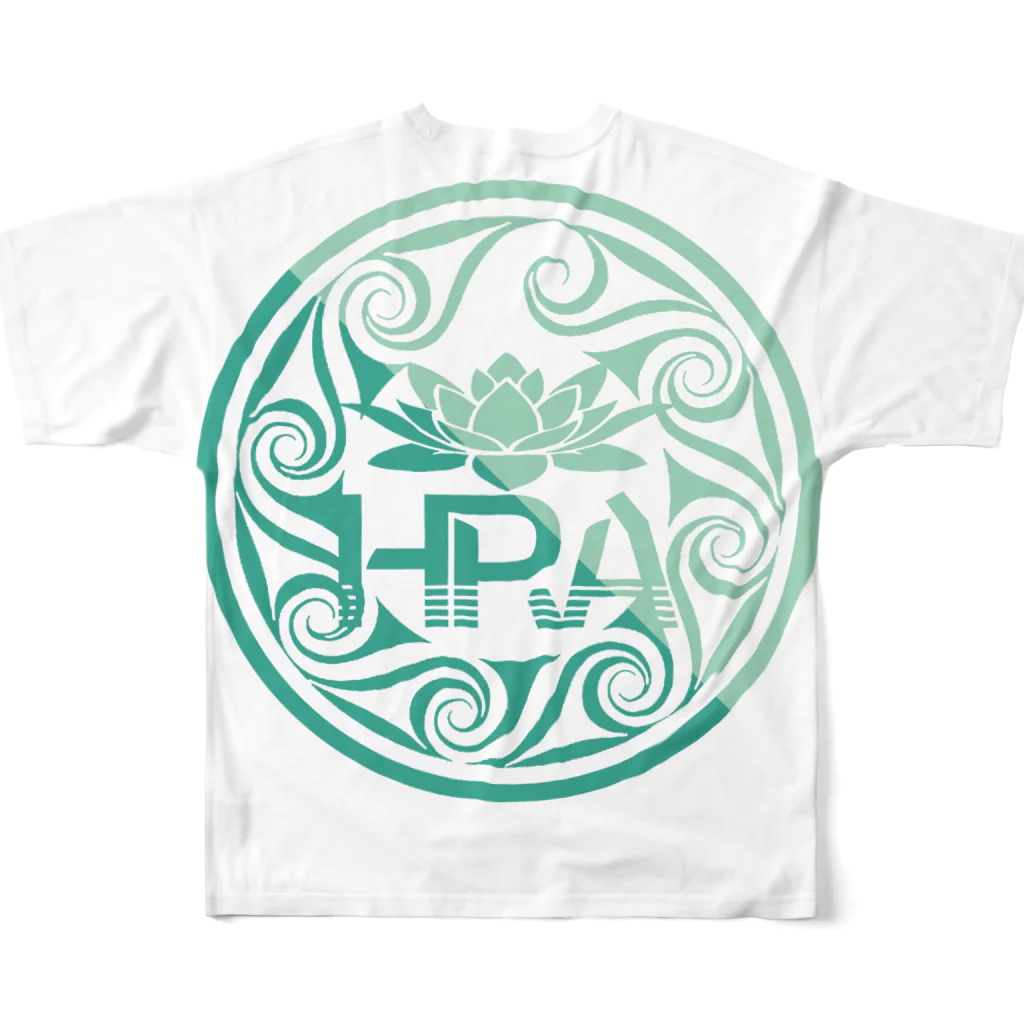HRAWWのHRAWW 2022S/S 新作PalmTree(G) BIG T-shirt フルグラフィックTシャツの背面