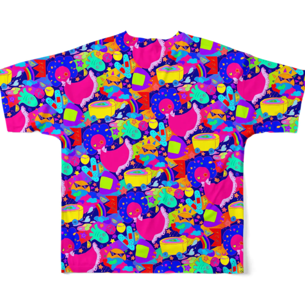 マジカルカラフルエブリデイのはらじゅくえんそく All-Over Print T-Shirt :back