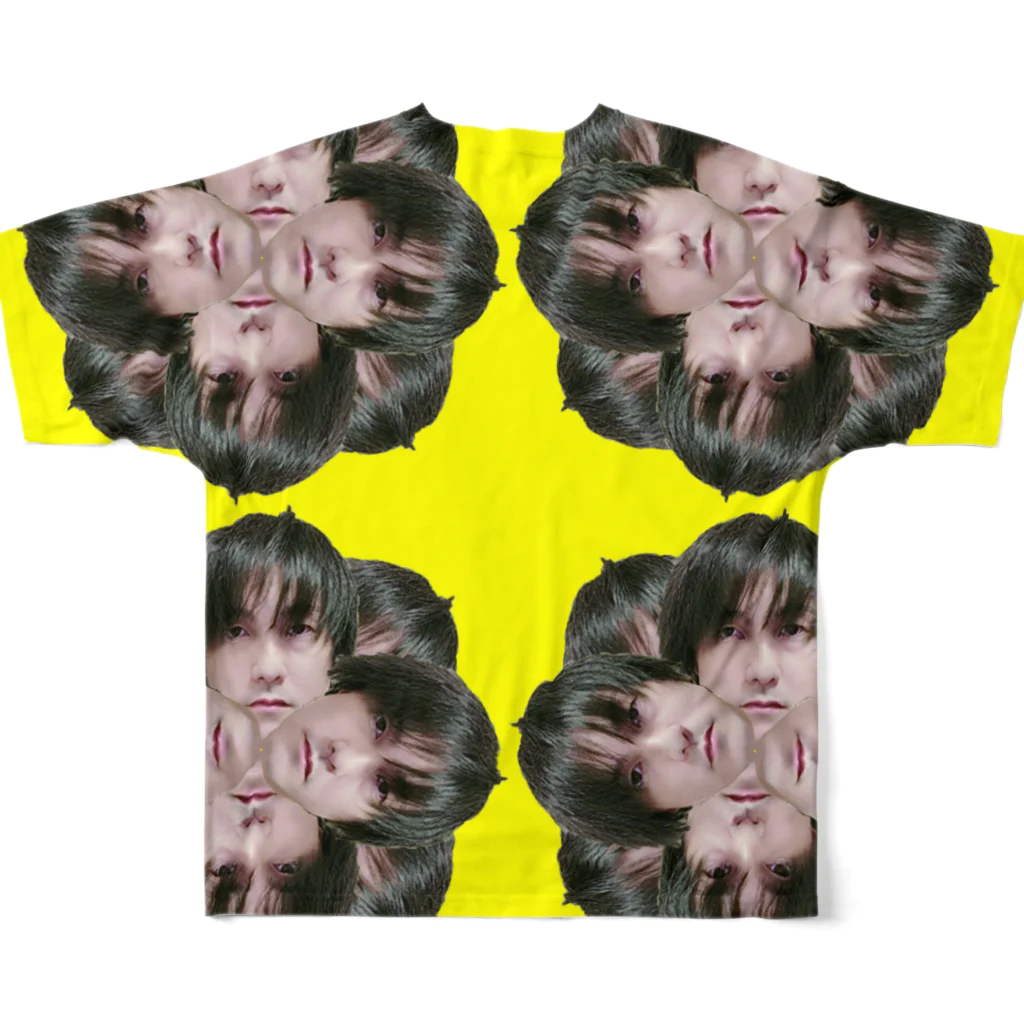 BADビッグバードSTOREのカイくんマテリアル All-Over Print T-Shirt :back