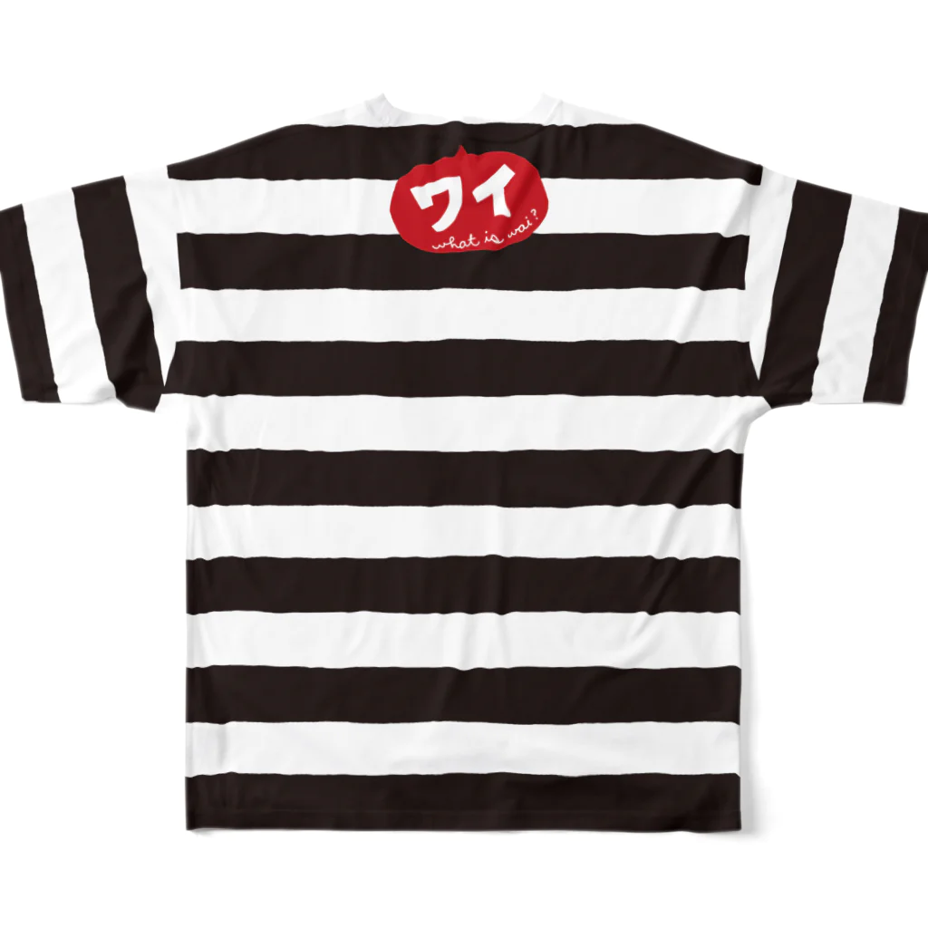 ヤエシノオミセ の0293実刑2022 All-Over Print T-Shirt :back