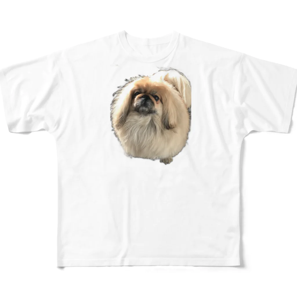 モカモカネロネロのモカとお散歩だよ🐶 フルグラフィックTシャツ