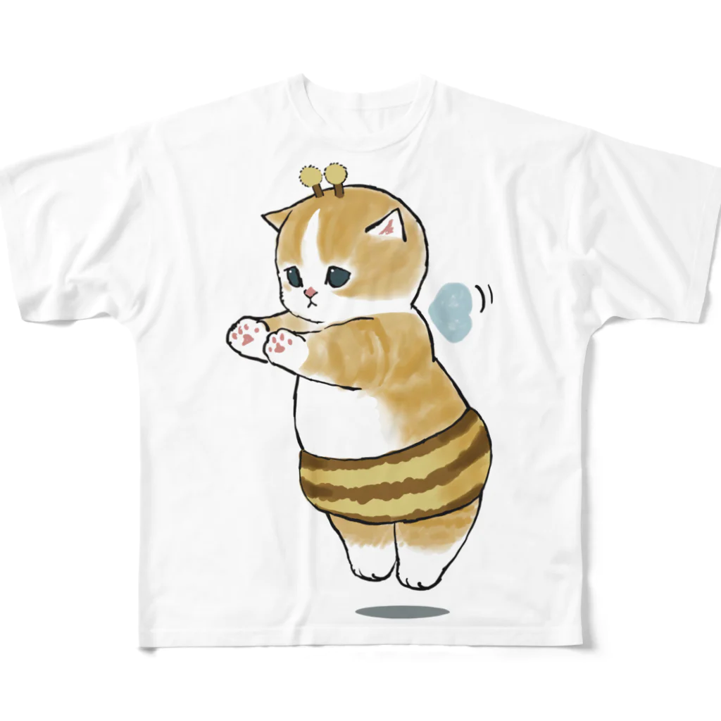 mofusandのはちにゃん フルグラフィックTシャツ