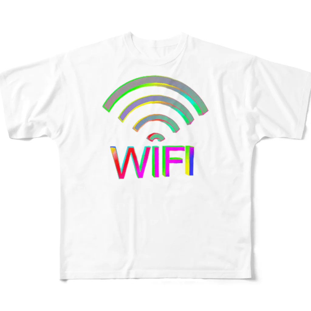 Wi-Fi SquadsのWi-Fi フルグラフィックTシャツ