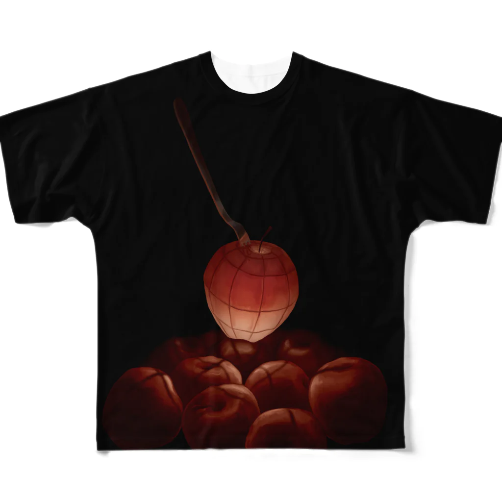 ガザミツのりんご All-Over Print T-Shirt