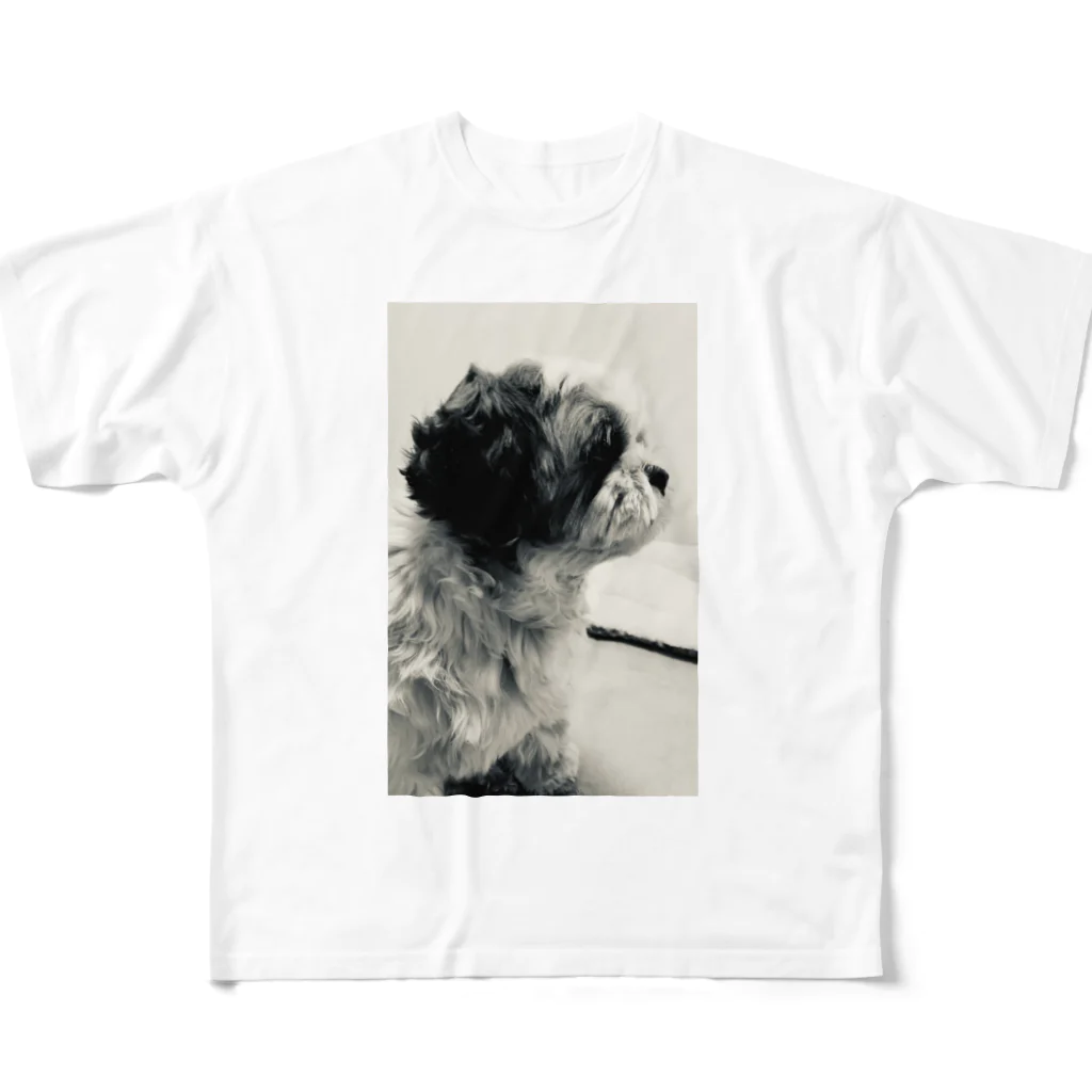 g_styleのシーズー犬の横顔 All-Over Print T-Shirt