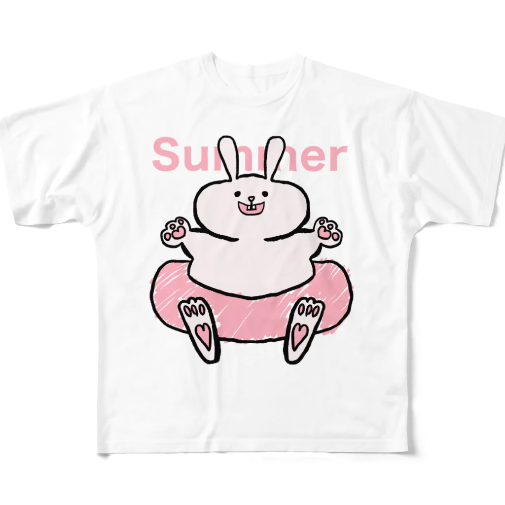 ichikoのわーい！！夏だー！！ フルグラフィックTシャツ