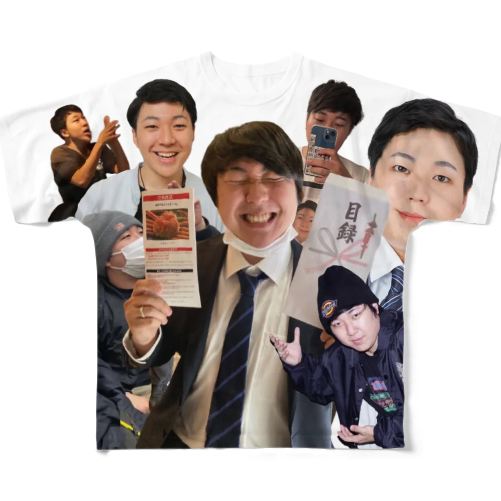 !? a.k.a. DJ 撒菱の親方生誕2022 All-Over Print T-Shirt