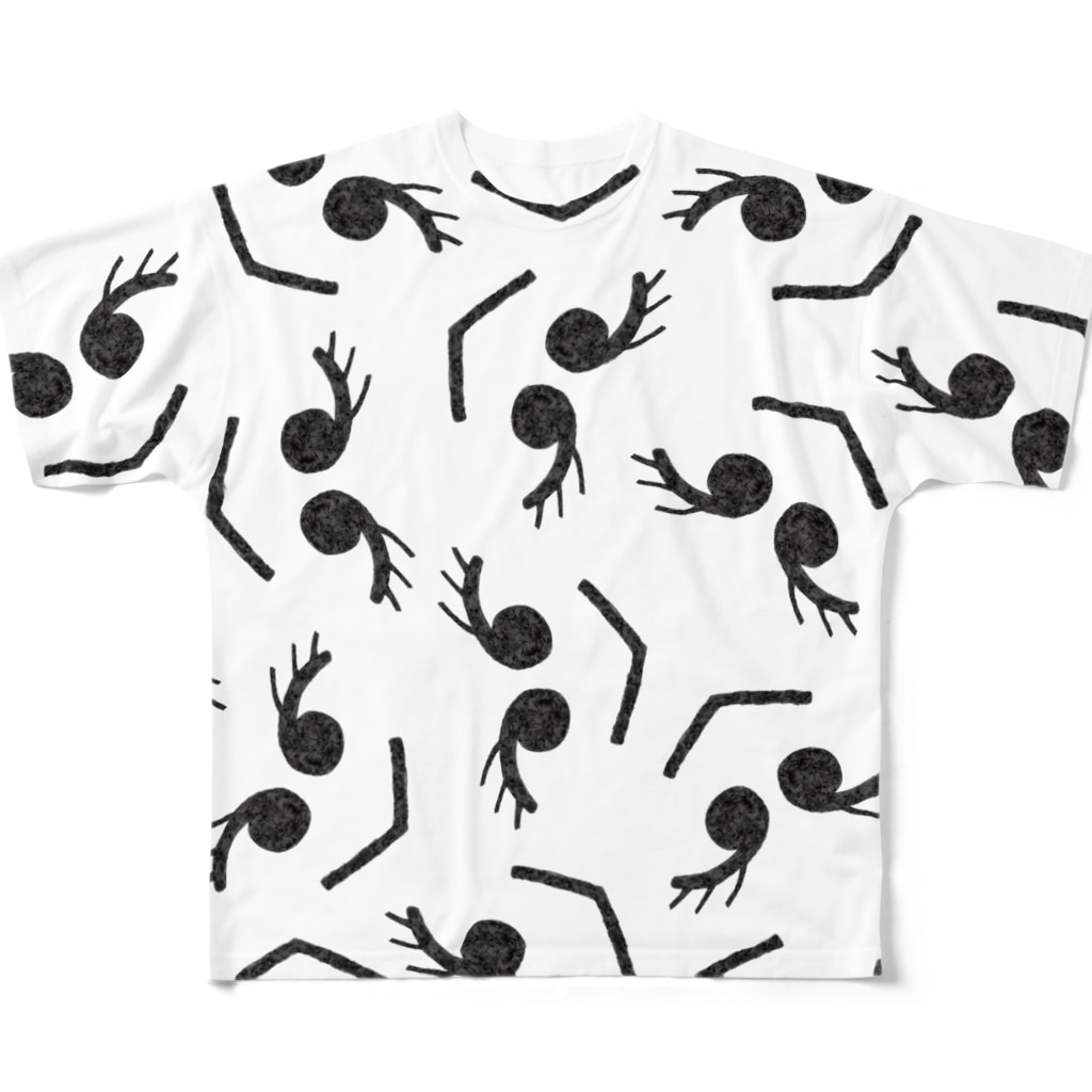 由々式会社らふらいんのフォックスちゃん【1期生：yuyushiki_origin】 All-Over Print T-Shirt