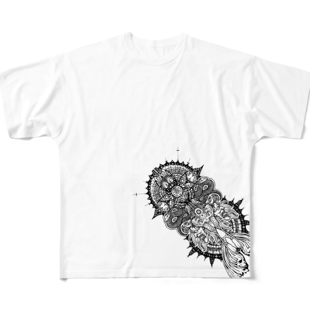 となんのお店のシンメトリー All-Over Print T-Shirt