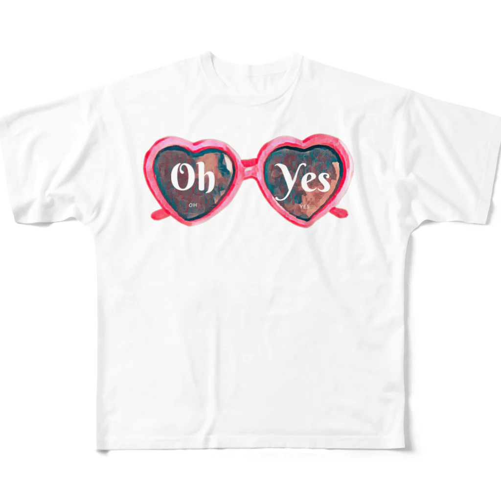 aoi.aoのOh Yes - サングラス フルグラフィックTシャツ