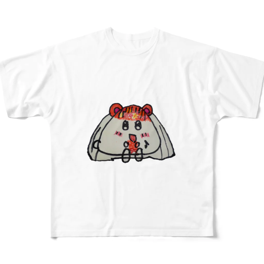 ウタハムちゃんです♪のウタハムちゃん(ウェディング) All-Over Print T-Shirt