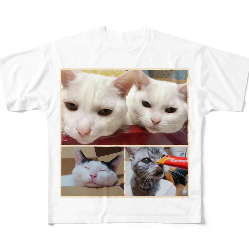 9catsのTeam 寝室♡ All-Over Print T-Shirt