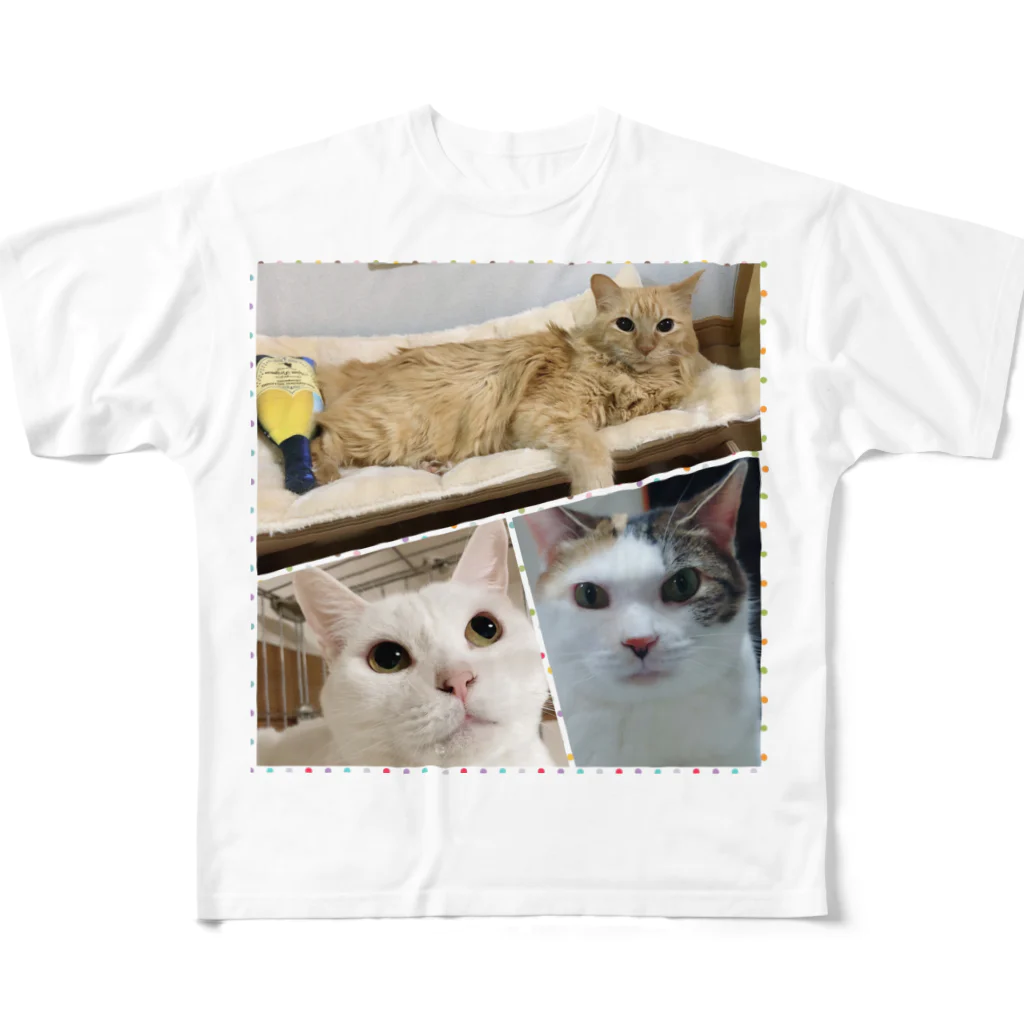 9catsのTeam和室♡ フルグラフィックTシャツ