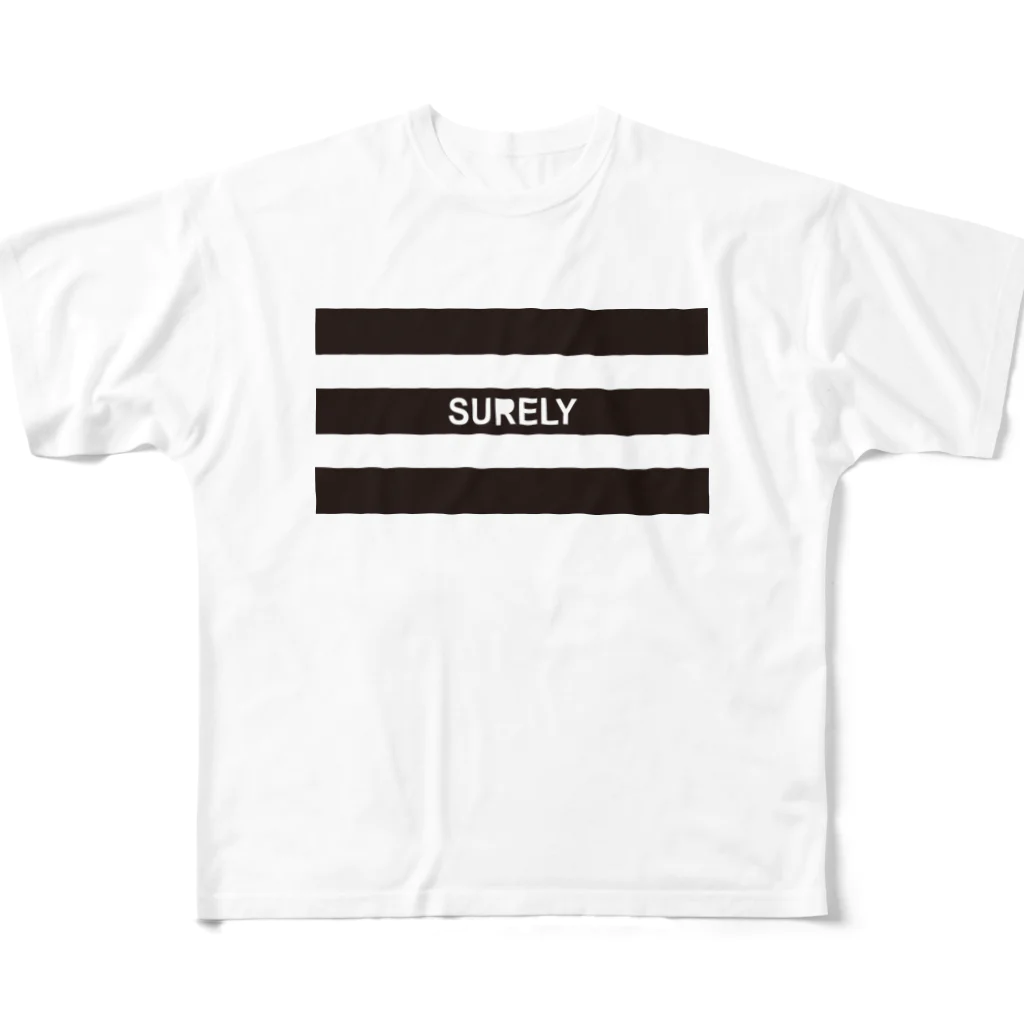 SURELYのSURELY フルグラフィックTシャツ