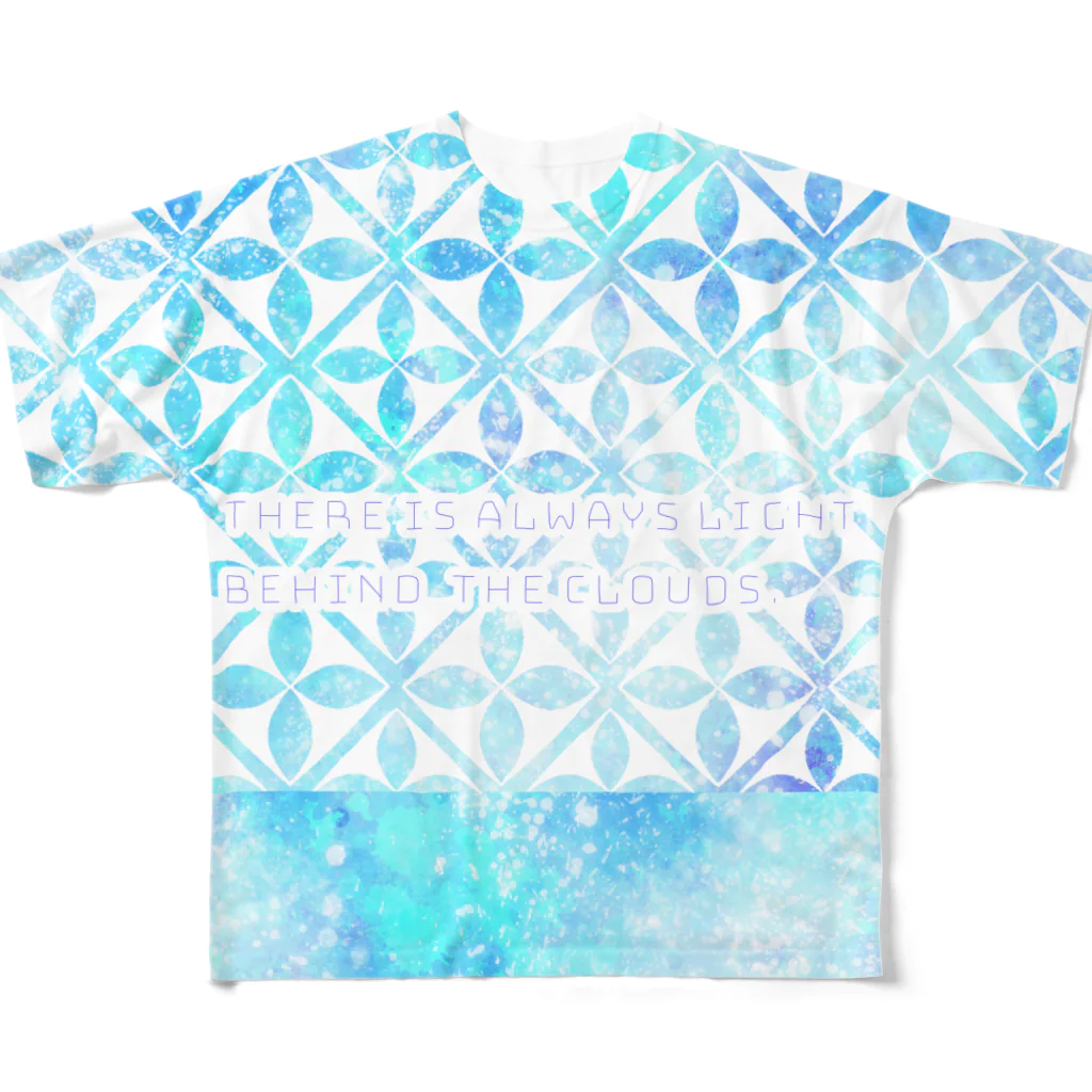 志姫 愛輝の雲の向こうにはいつも青空 All-Over Print T-Shirt