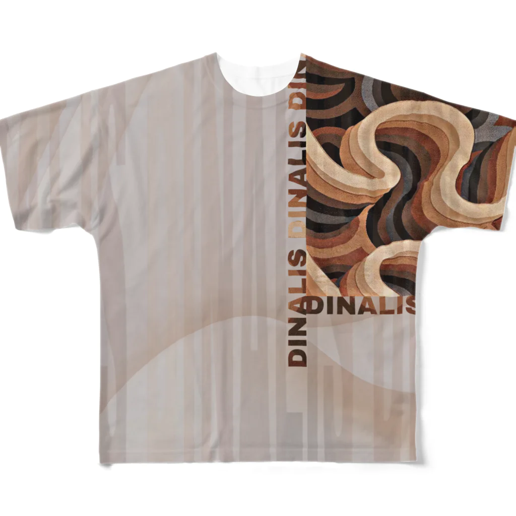 Aimurist のTRINITY REVOLUTION ベージュの世界 All-Over Print T-Shirt