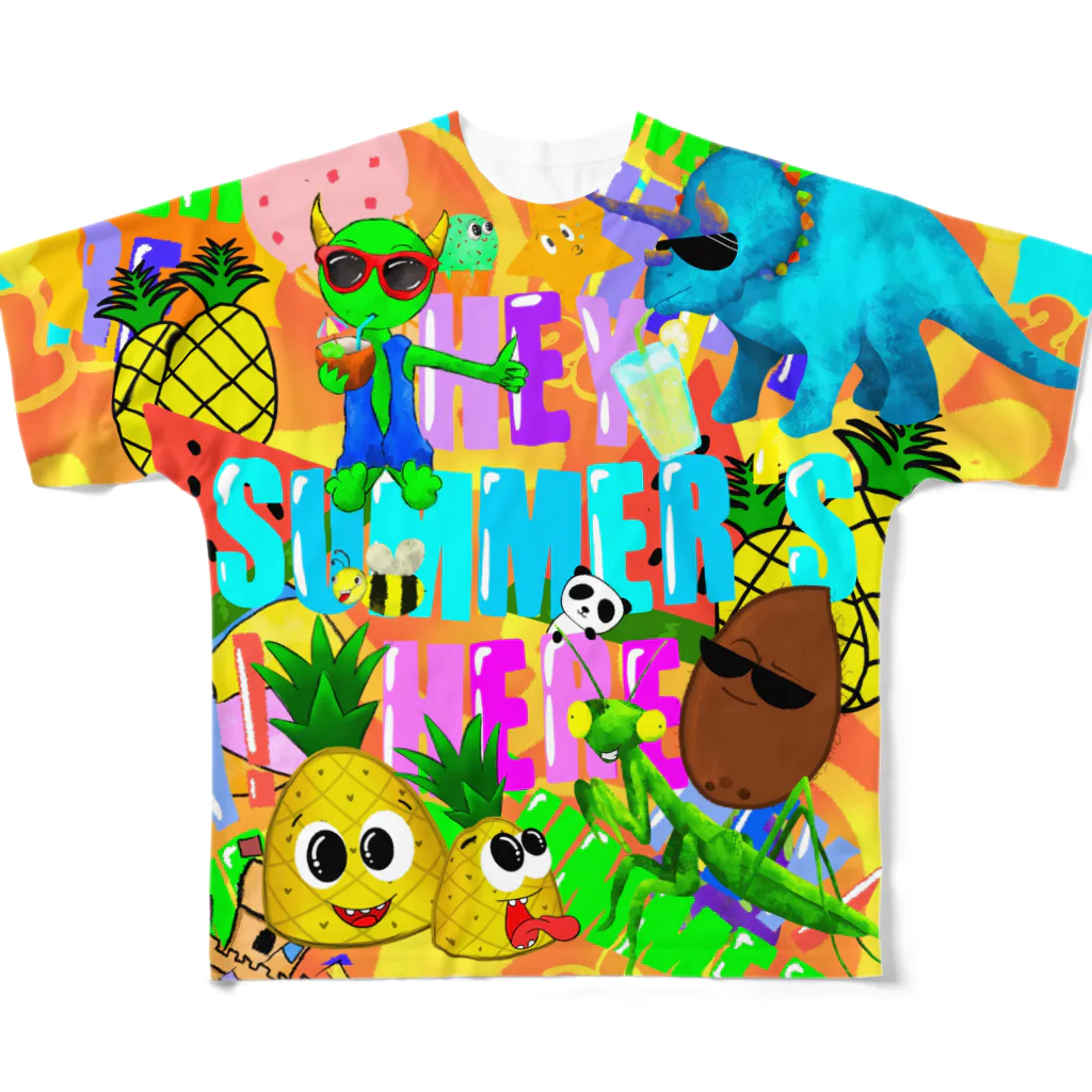 Hey! Kids KidsのWEENY’S Summer 2022 All-Over Print T-Shirt